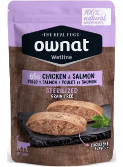 Ownat  Patée Sterilized Chicken et Salmon